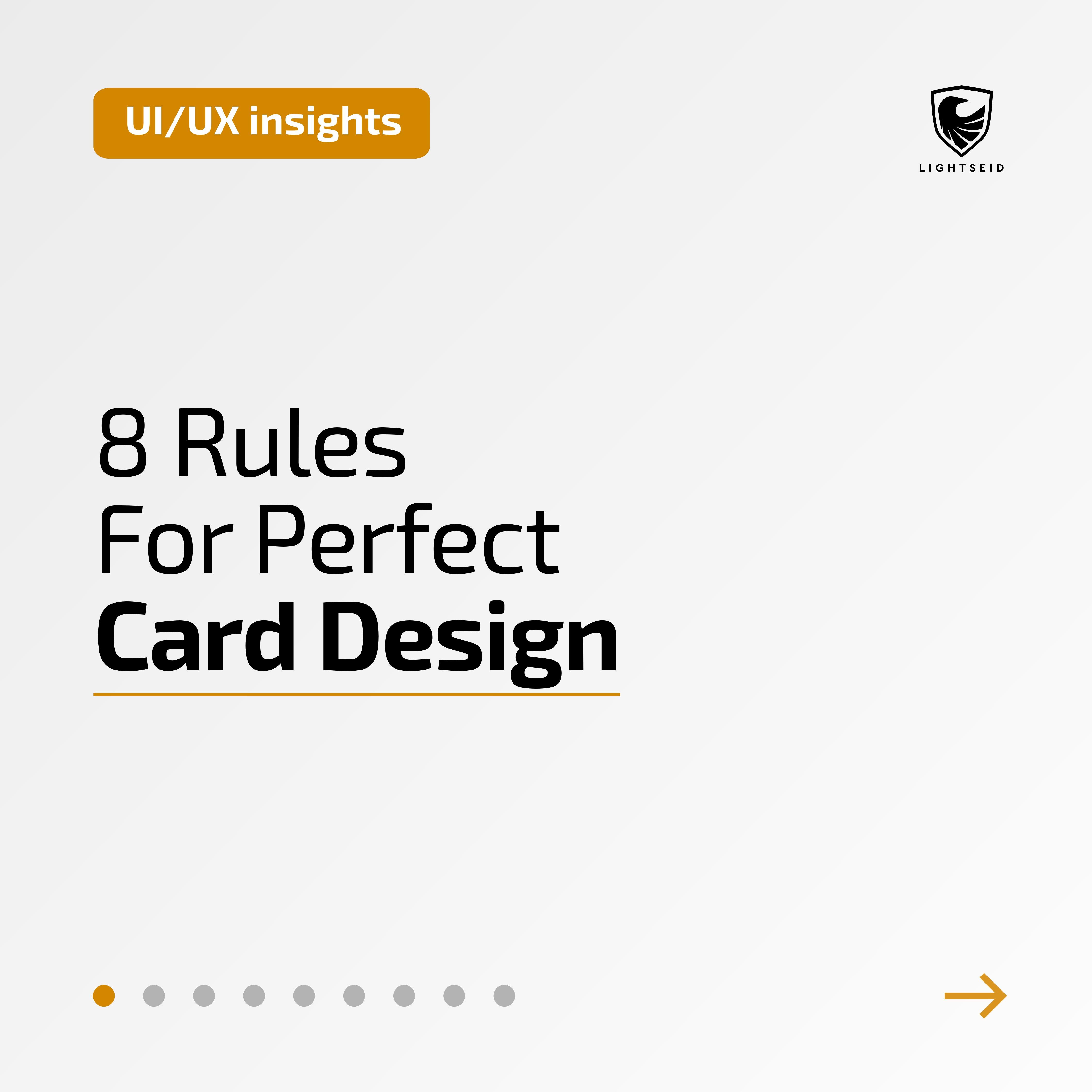 8 Rules For Perfect Card Design